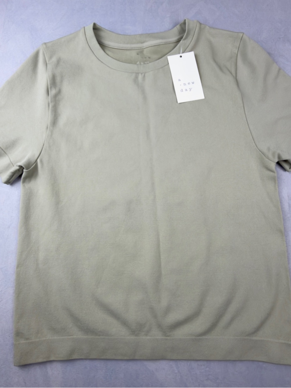a new day Short Sleeve Crewneck Tee in Sage